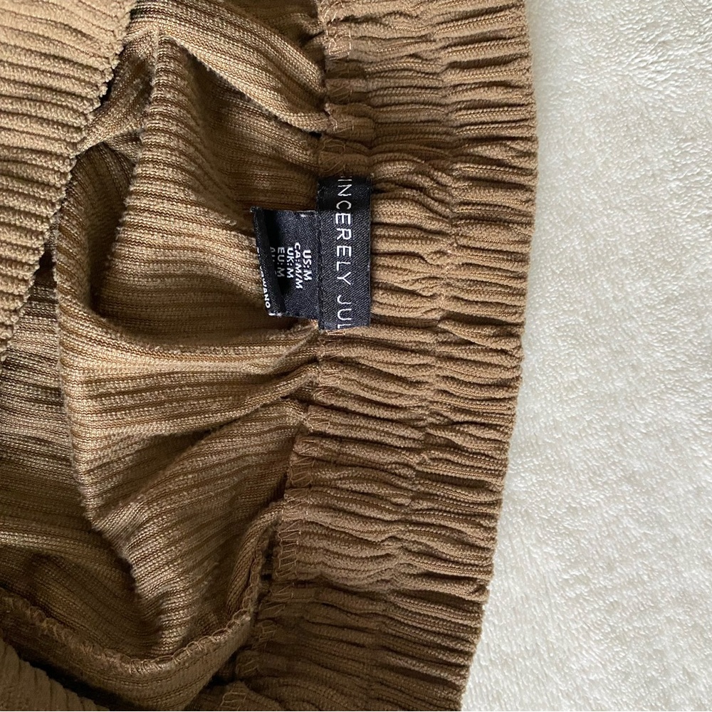 Sincerely Jules Brown Corduroy Mini Skirt - Picture 3 of 3